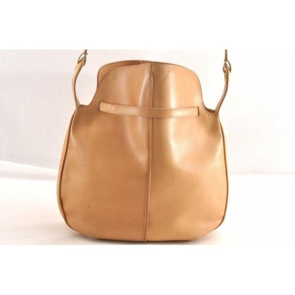 Gucci Yellow Leather Horse-bit Bucket Bag Belted W Gold GG Top - Picture 11 of 12